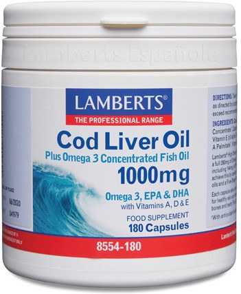 Lamberts Aceite Higado Bacalao 180 Caps Lamberts Aceite Higado Bacalao 180 Caps