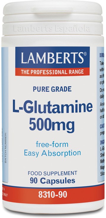 Lamberts L-glutamina 500 Mg 90 Caps Lamberts L-glutamina 500 Mg 90 Caps