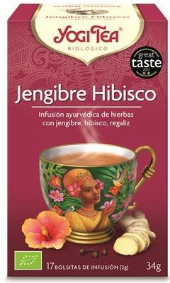 Yogi Tea Hibisco Y Jengibre 17 Filtros X 2 Gr Yogi Tea Hibisco Y Jengibre 17 Filtros X 2 Gr
