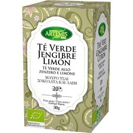 Artemis Bio Te Verde Jengibre Y Limon Eco 20 Filtros