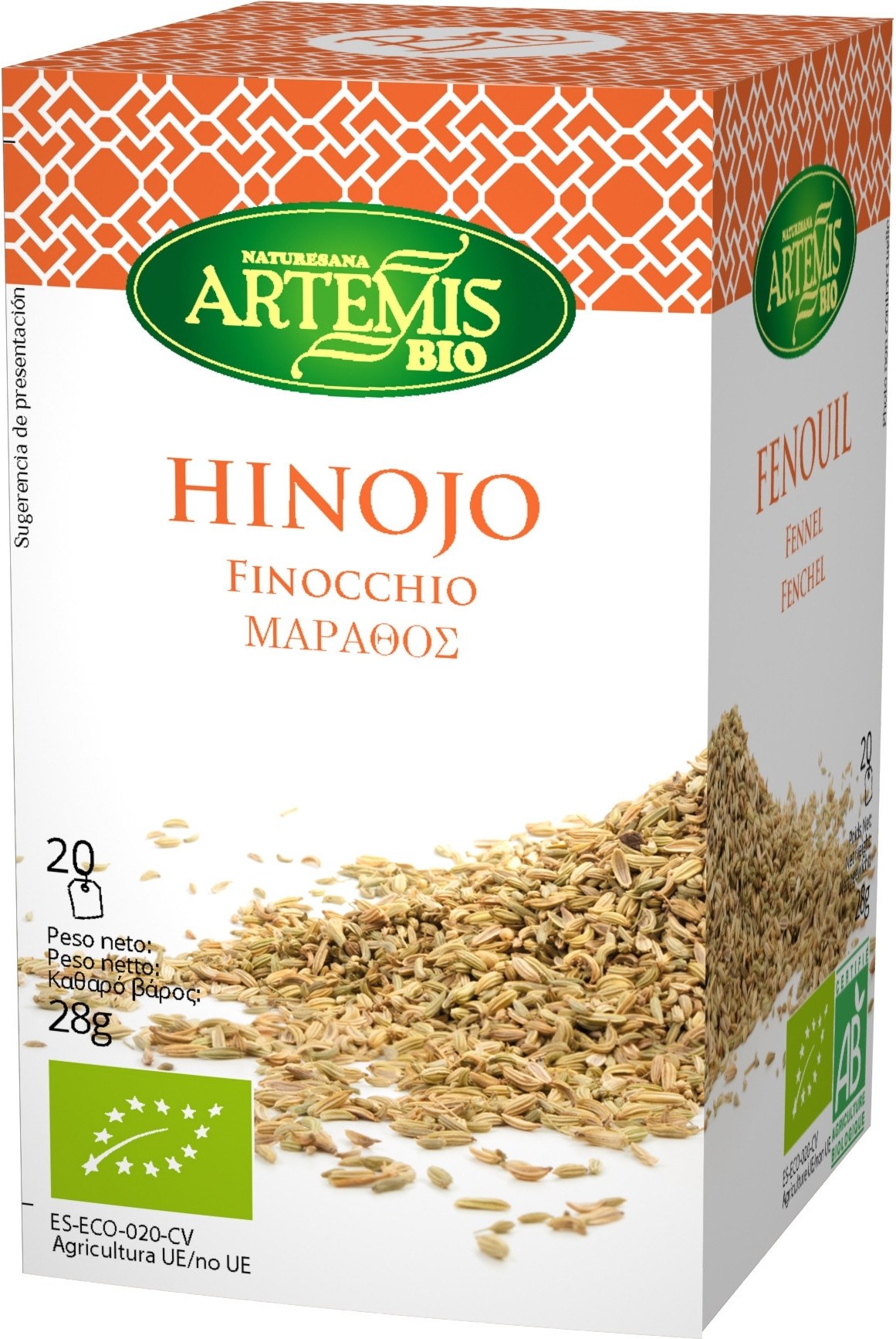 Artemis Bio Hinojo Eco 20 Filtros Artemis Bio Hinojo Eco 20 Filtros