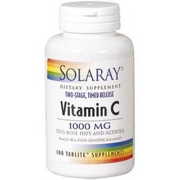 Solaray Vitamina C 1000 Mg 100 Tabletas