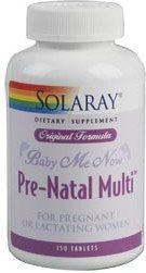 Solaray Pre- Natal Multi 150 Tabletas Solaray Pre- Natal Multi 150 Tabletas