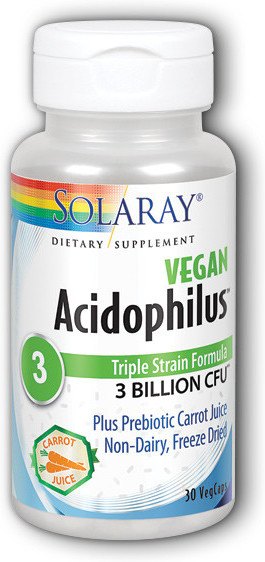 Solaray Acidophilus Plus 3 Billion 30 Caps Solaray Acidophilus Plus 3 Billion 30 Caps