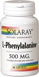 Solaray L-phenylalanine 500 Mg 60 Caps Solaray L-phenylalanine 500 Mg 60 Caps