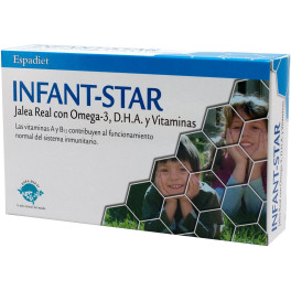Mont Star Jalea Infan + Omega 3 20 Viales