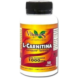 Vbyotic L Carnitina Carnipure 1000 Mg 50 Caps.