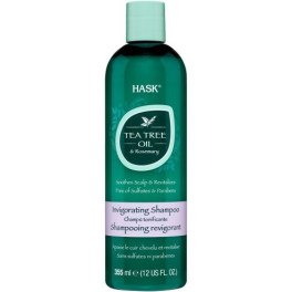 Hask Tea Tree & Rosemary Invigorating Shampoo 355 Ml Unisex