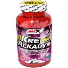 AMIX Creatina Monohidrato Kre-Alkalyn 150 Cápsulas - Ideal para Deportistas - Proteínas para Aumentar Masa Muscular
