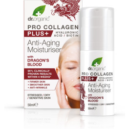 Dr Organic Crema Antiedad Pro-collagen Plus Y Sangre De Dragón 50 Ml