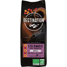 Destination Cafe Molido Colombia 100% Arabiga Bio 250 Gr