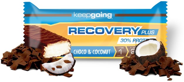 Keepgoing Barrita Recovery Plus 30% Protein 1 barrita x 40 gr Keepgoing Barrita Recovery Plus 30% Protein 1 barrita x 40 gr