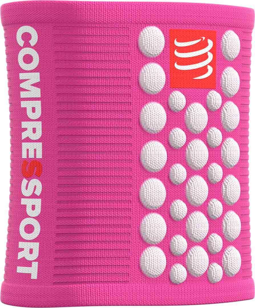 Compressport Muñequeras Sweatbands 3D Dots Rosa - Blanco Compressport Muñequeras Sweatbands 3D Dots Rosa - Blanco