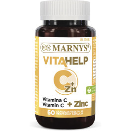 Marnys Vitahelp Vitamina C + Zinc 500 Mg/25 Mg 60 Caps