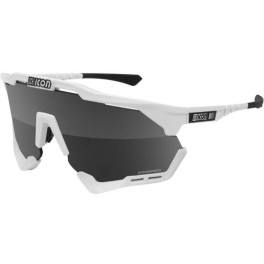 Scicon Gafas Aeroshade Xl Scnpp Lente Multireflejo Plata/montura Blanca