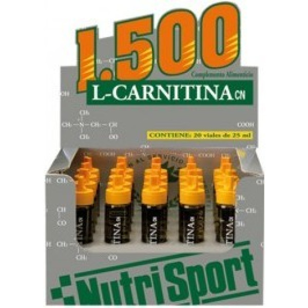 Nutrisport L-Carnitina 1500 20 viales x 25 ml