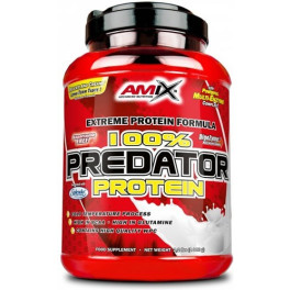 Amix Predator Protein 1 Kg - Proteínas L-Glutamina - Ayuda al Crecimiento Muscular - Ideal para Batidos de Proteínas