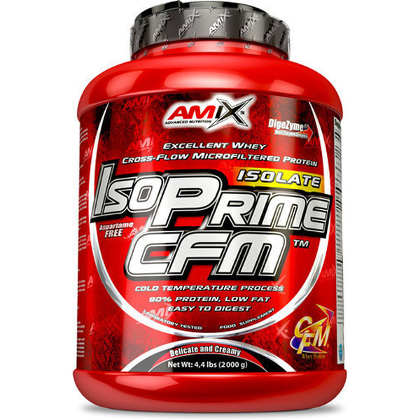Amix IsoPrime CFM Isolate Protein 2 Kg - Contiene Enzimas Digestivas , Proteínas para Aumentar Masa Muscular