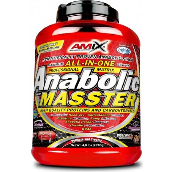 Amix Anabolic Massster 2,2 kg Eiwit Verhoogt de kracht