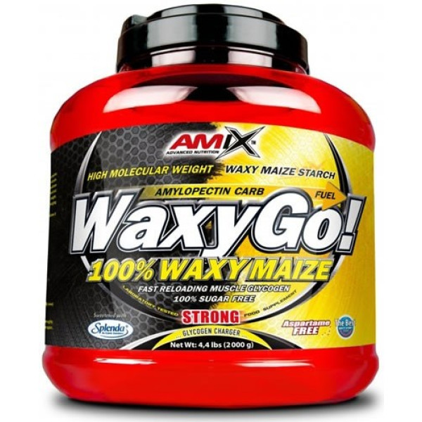 Amix WaxyGo! 2 kg Hidratos de Carbono Amilopectina Sin Aspartamo / Ayuda a Mejorar el Rendimiento Físico