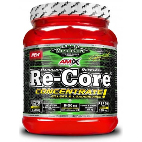 Amix MuscleCore Re-Core Concentrato 540 Gr - Recupero Muscolare / Contiene Aminoacidi a Catena Ramificata