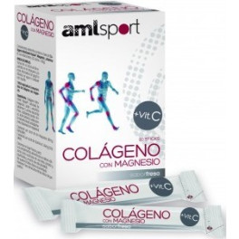 Amlsport Colágeno con Magnesio + Vitamina C 20 sticks x 5 gr