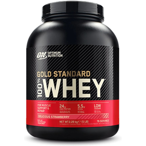 Optimum Nutrition Protein auf 100 % Molke Gold Standard 5 lbs (2,27 kg)