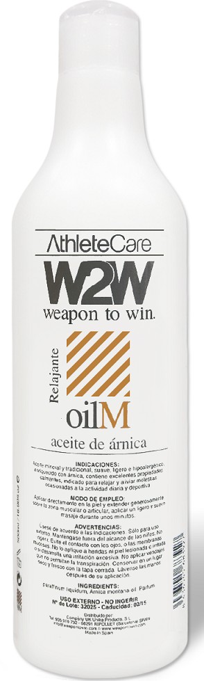 W2W Oil M - Aceite Relajante de Árnica W2W Oil M - Aceite Relajante de Árnica