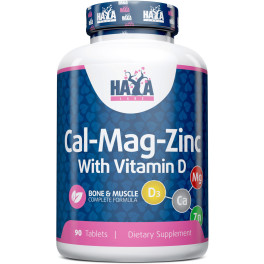Haya Labs Calcium Magnesium & Zinc With Vitamin D 90 Tabs