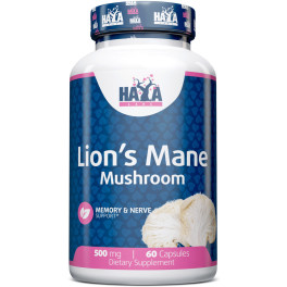 Haya Labs LionÂ´s Mane Mushroom 500 Mg 60 Caps. 