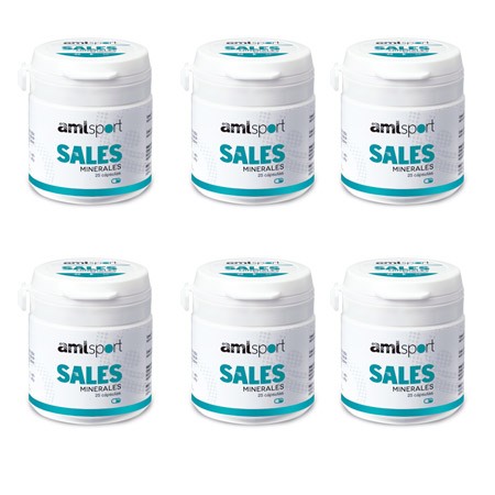 AmlSport Sales Minerales 6 botes x 25 caps AmlSport Sales Minerales 6 botes x 25 caps