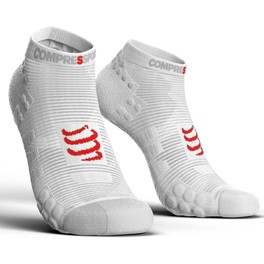 Compressport Calcetines Pro Racing Socks V3.0 Run Low Smart Blanco