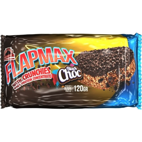 Max Protein Flap Max - FlapJack con Chocolate Crujiente 1 barrita x 120 gr