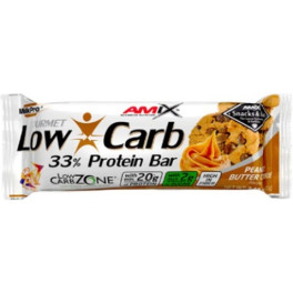Amix Low-Carb 33% Protein Bar - Barrita Proteica 1 barrita x 60 gr Regenera los Músculos