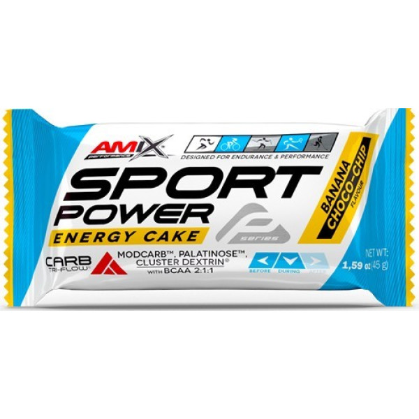 Amix Performance Sport Power Energy Cake Bar 1 barrita x 45 gr Aporte de Calorías