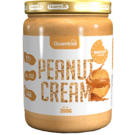 Quamtrax Peanut & Biscuit Cream - Crema de Cacahuete y Galleta 350 gr