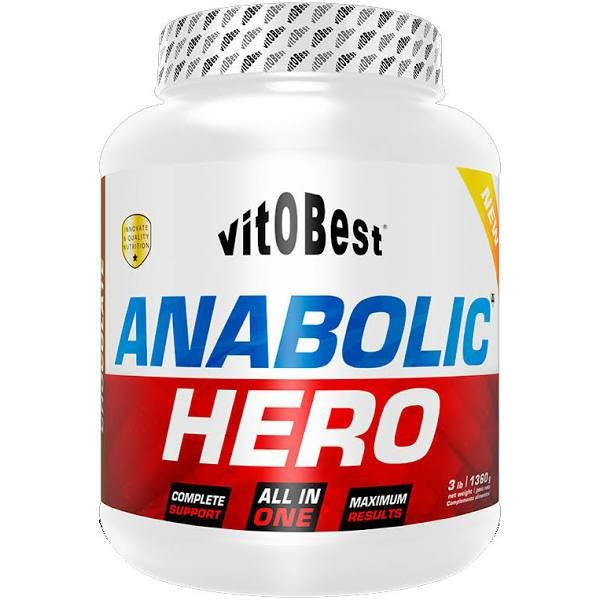 VitOBest Anabolic Hero 1,36Kg/3 Lbs - Aumenta Fuerza y Potencia Todo en 1