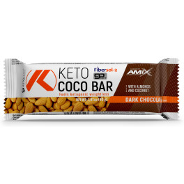 Amix Ketolean - Keto goMCT Coco Bar 1 Barrita X 40 Gr - Especial para Deportistas   