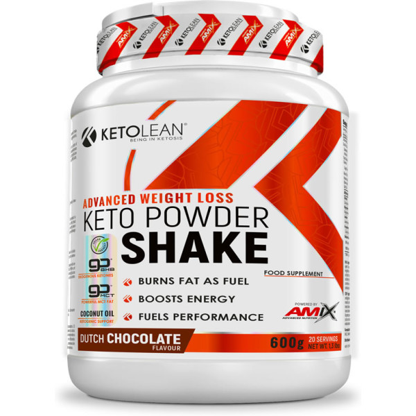 Amix Ketolean -  Keto goBHB Powder Shake 600 g - Acelerador del Metabolismo - Especial para Deportistas