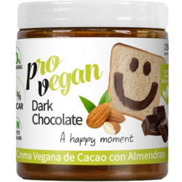 Protella Pro Vegan - Crema de Chocolate Negro con Almendras Vegana 250 gr