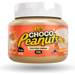 Max Protein Wtf Choco Peanuts Protein Cream - Crema Choco Blanco Con Mantequilla Cacahuete 250 Gr