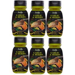 Servivita Salsa Garlic & Herbs sin Calorias 6 Botes x 305 ml Servivita Salsa Garlic & Herbs sin Calorias 6 Botes x 305 ml