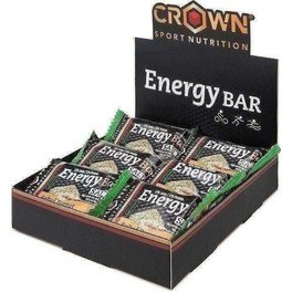 Crown Sport Nutrition Energy Vegan Bar 12 X 60 G. Barrita De Avena Energética Vegana Y Ligeramente Salada Sin Cobertura
