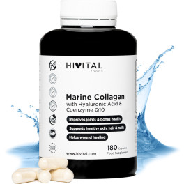 Hivital Colágeno Marino Con ácido Hialurónico Coenzima Q10 Vitamina C Y Zinc