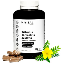 Hivital Tribulus Terrestris 2250 Mg  180 Cápsulas Veganas