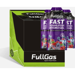 Fullgas Caja 24 Unid Gel Energético Fast Frutas Del Bosque 40g Sport