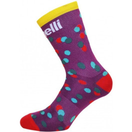 Cinelli Caleido Dots Socks - Purple - Calcetines