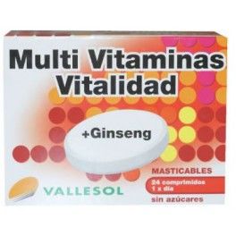 Vallesol Multi Vitaminas + Ginseng 24 comp Vallesol Multi Vitaminas + Ginseng 24 comp