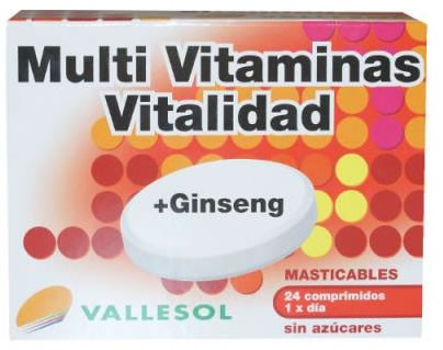 Vallesol Multi Vitaminas + Ginseng 24 comp Vallesol Multi Vitaminas + Ginseng 24 comp