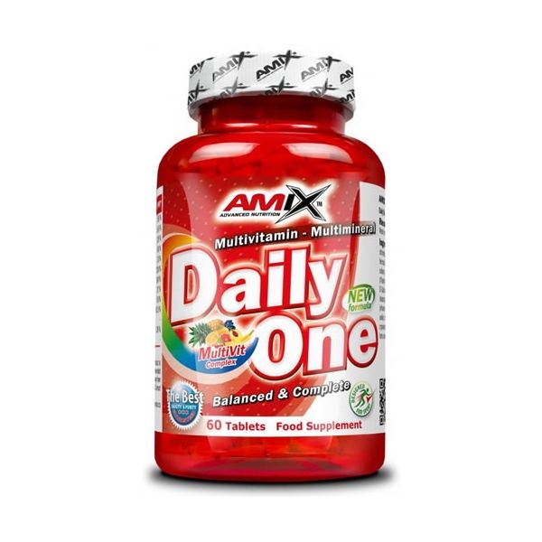 AMIX Daily One 60 Compresse - Contiene Vitamine e Minerali - Grande Apporto di Energia